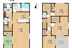 枚方市 長尾台 2丁目　新築戸建　2期　1号棟